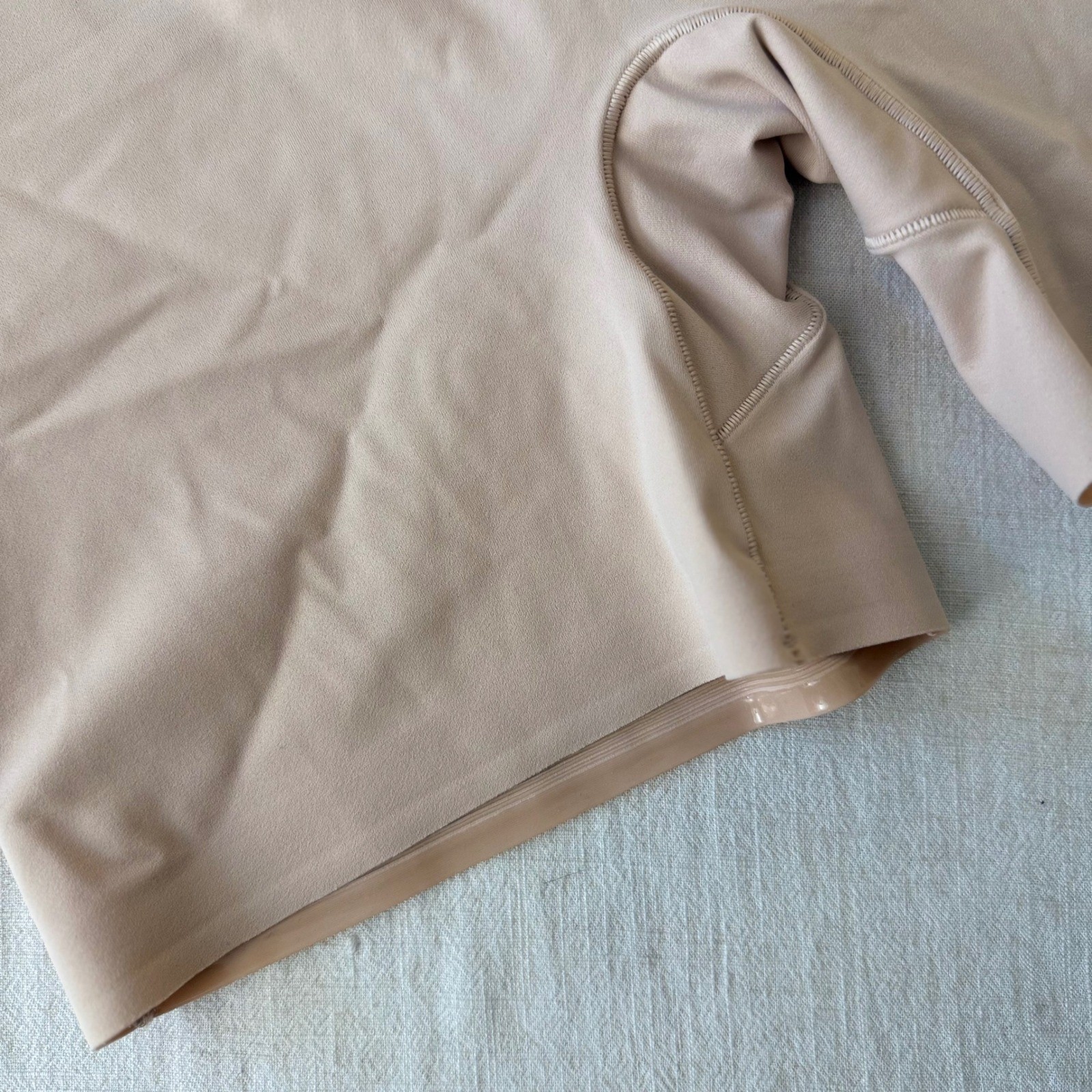 TC Fine Intimates Barest Back Low-Back Mid-Thigh Shapewear Warm Beige Med