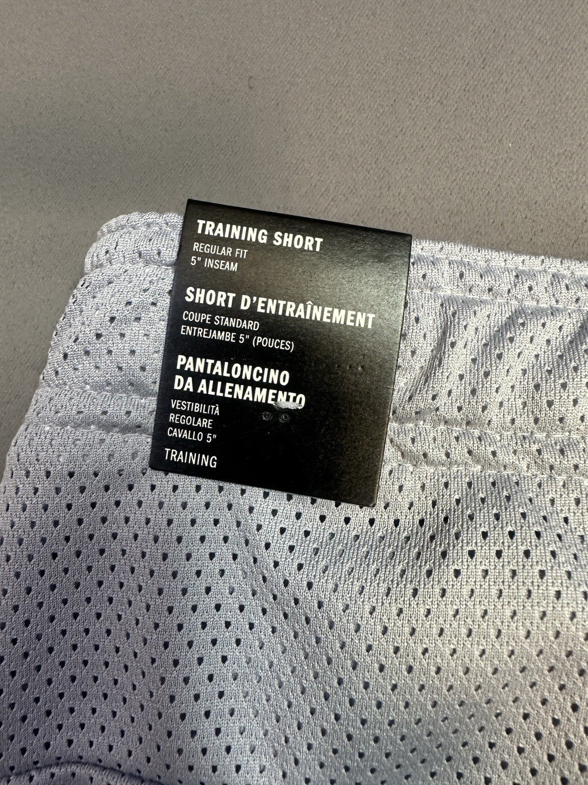 New adidas D4T PrimeLift Essentials Workout Mesh Shorts – Halo Silver Men’s M 5”