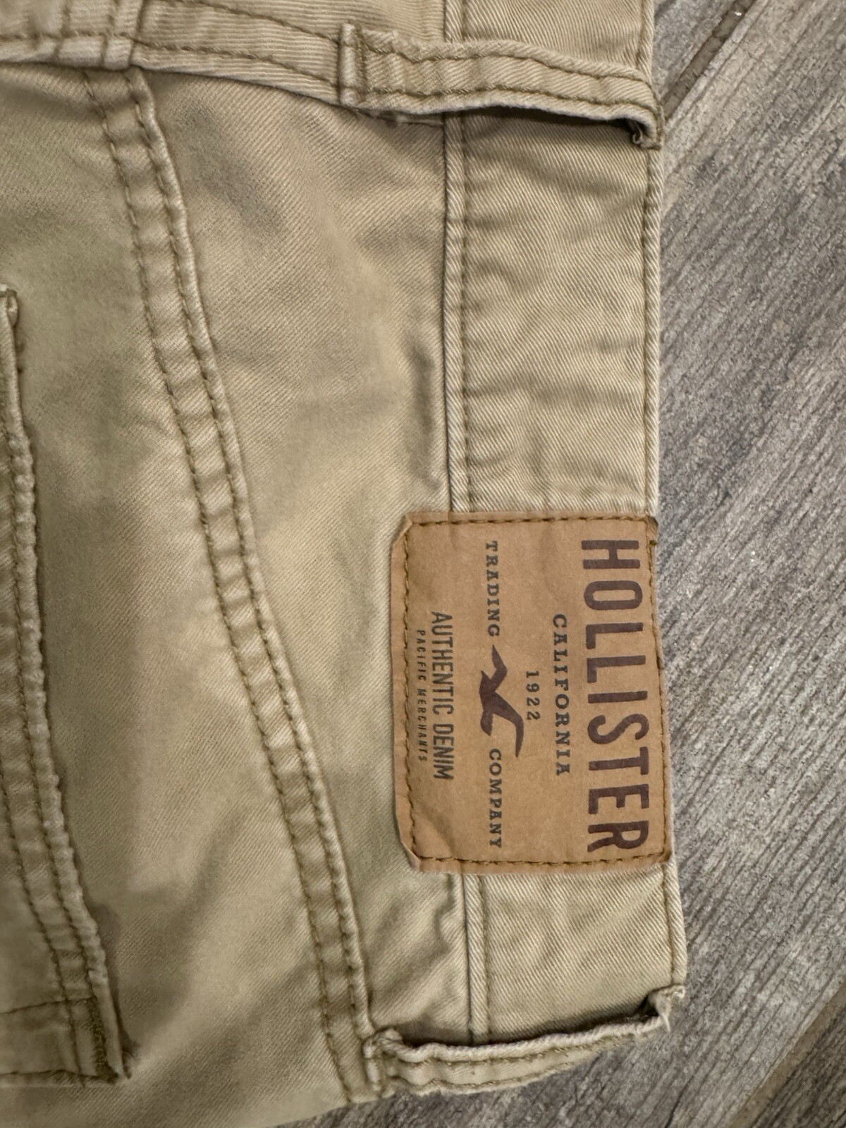 Hollister Men’s Jeans khaki W29 X L32 Button Fly 29 X 32