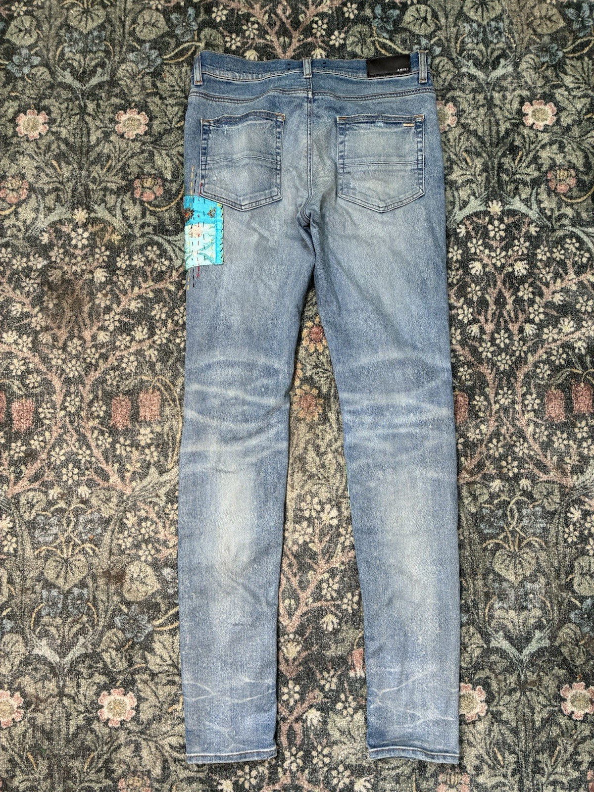 AMIRI quilted patchwork denim size 33
