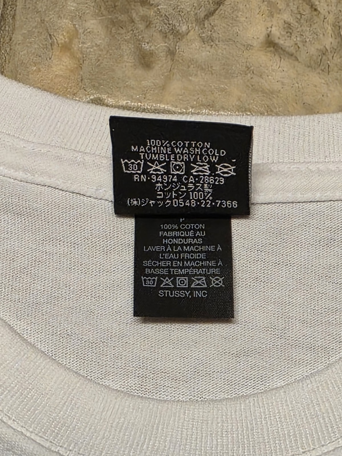 Stussy “Honolulu Chapter-White” T-Shirt (Size Small) **NWOT** Authentic