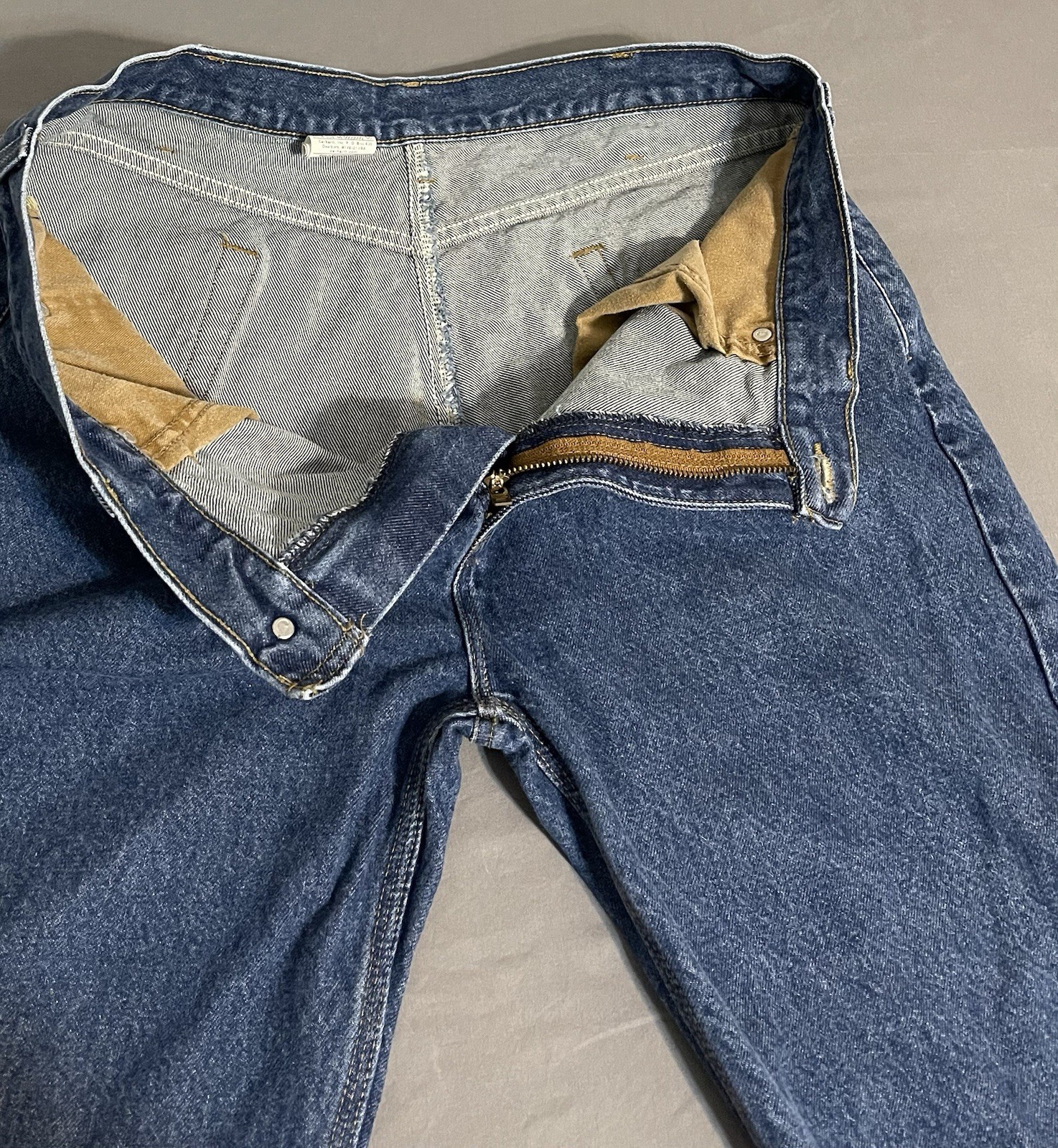 Carhartt B460 DVB Relaxed Fit Jeans Mens 38×30 Blue Denim Excellent Condition