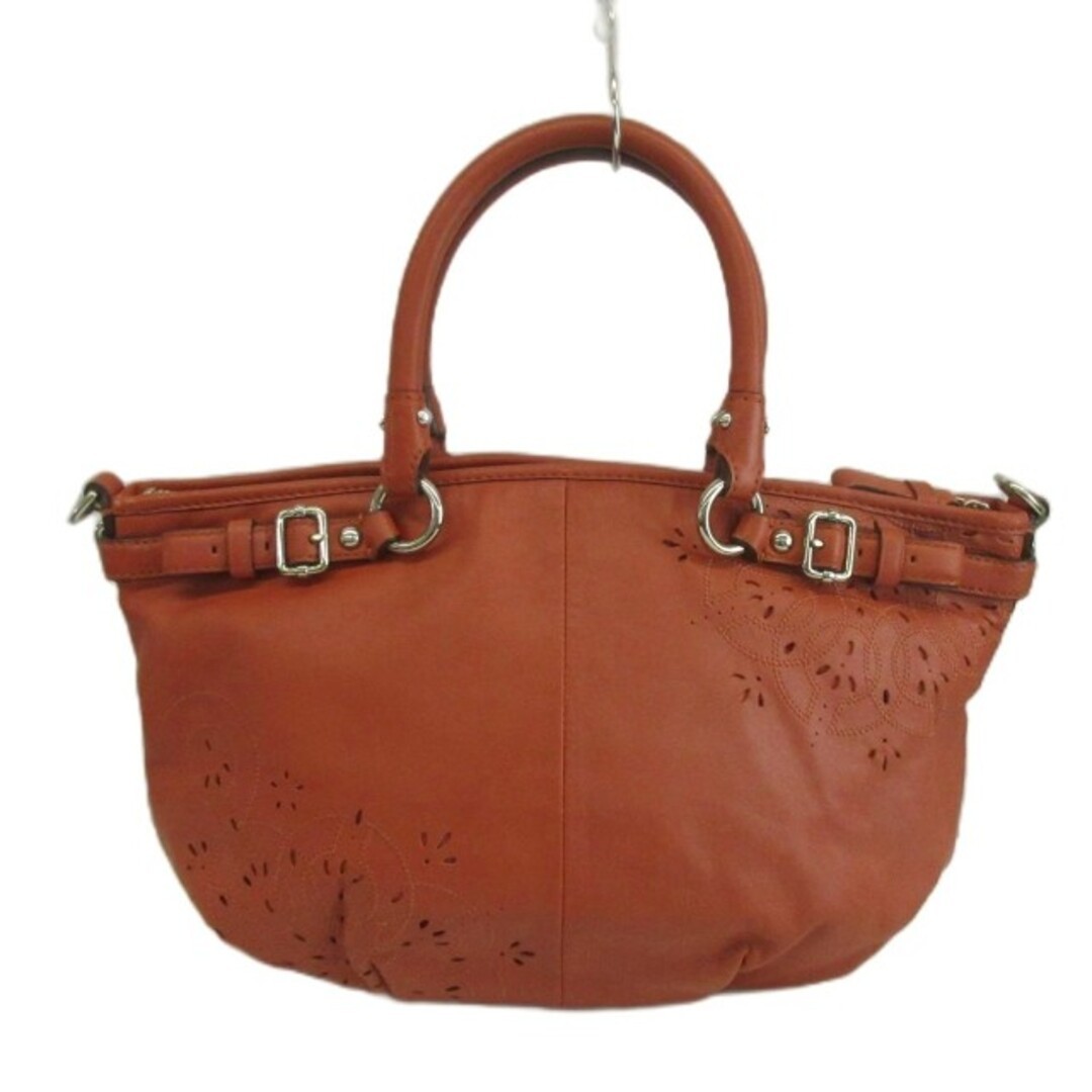 COACH Madison Leather Sophia Handbag 2WAY Pink 19626