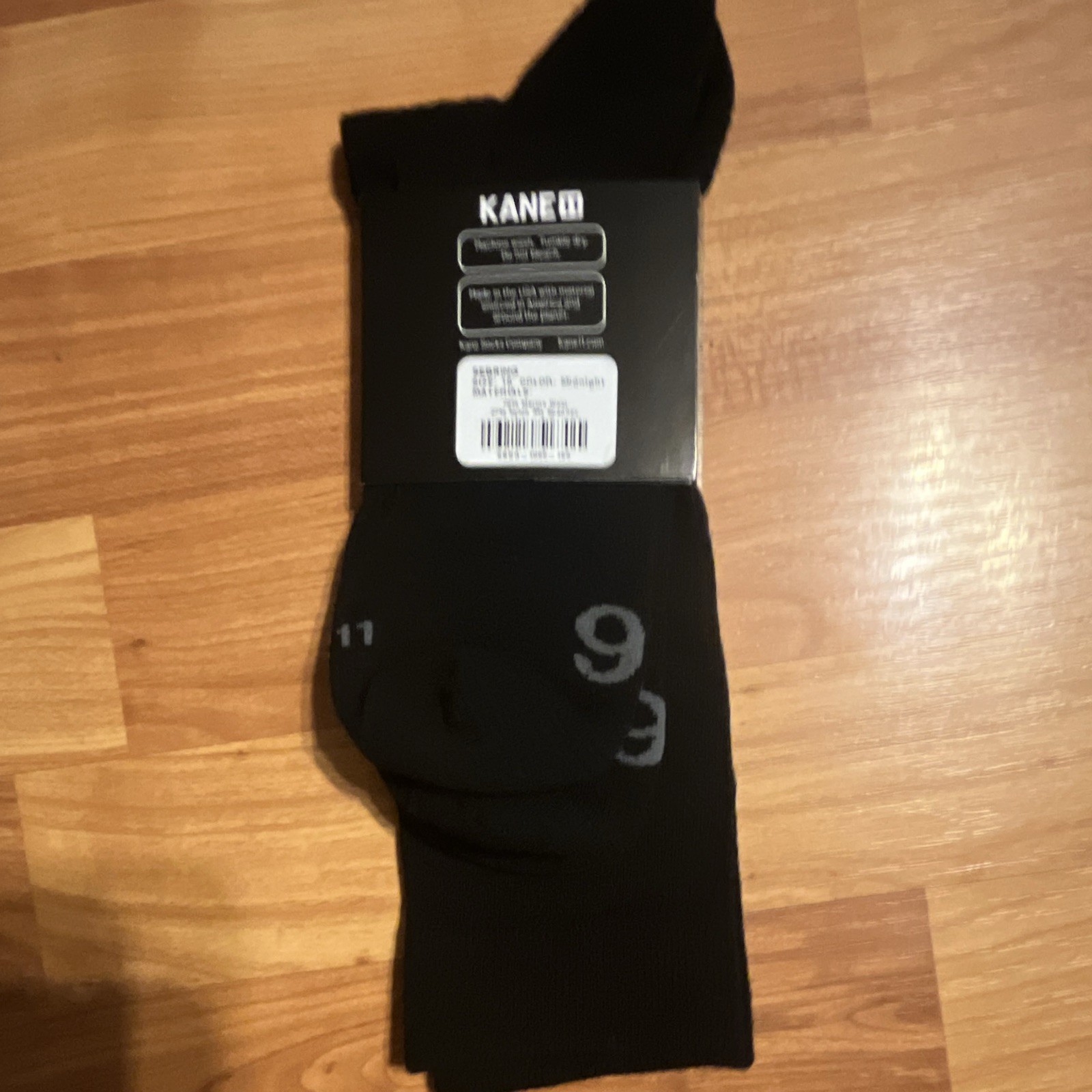 KANE11 Sebring Midnight Merino Wool Blend Men’s Dress Socks Over Calf Size 16
