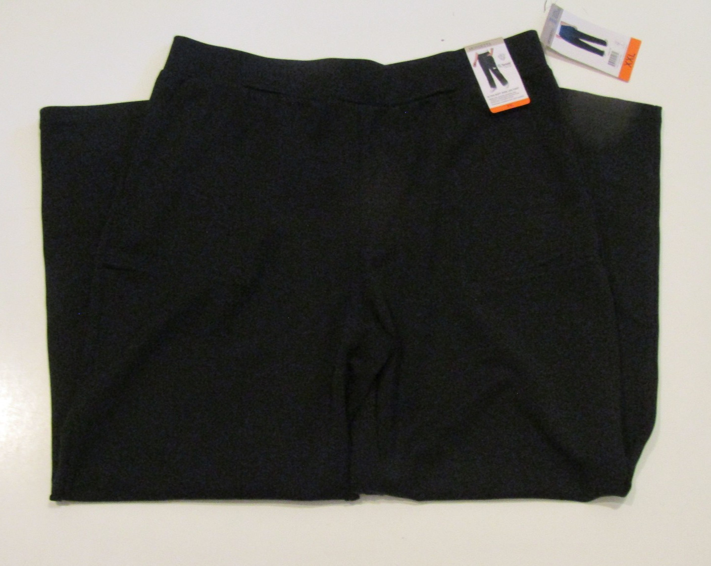 MONDETTA Womens Black Ultra Soft Wide Leg Pants Size XXL