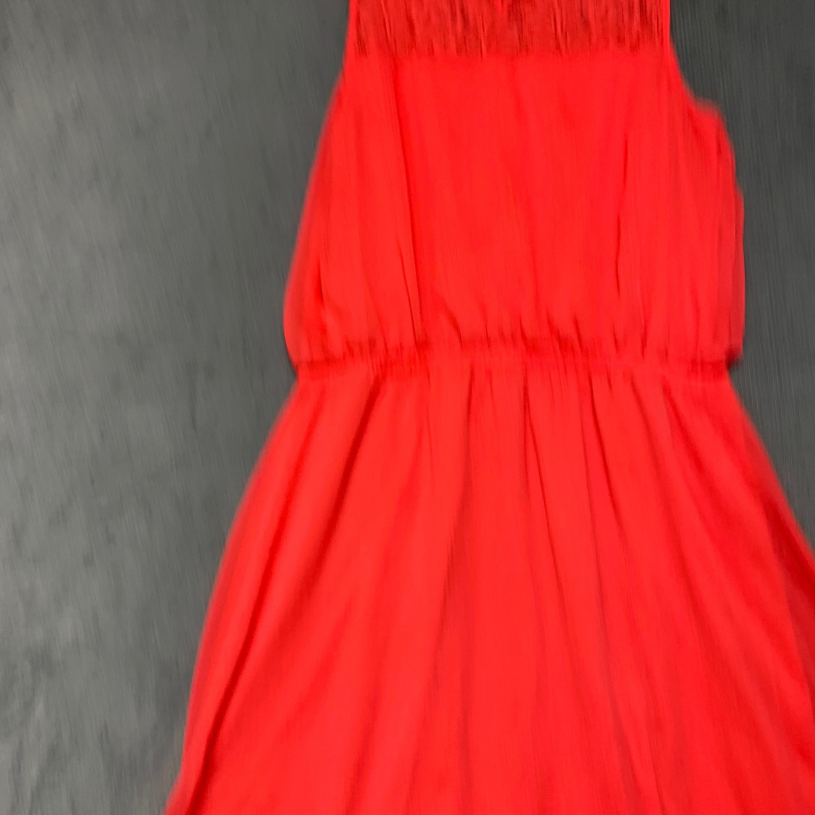 Express A Line Dress Womens Small Red Floral Lace Sleeveless Party Keyhole Back