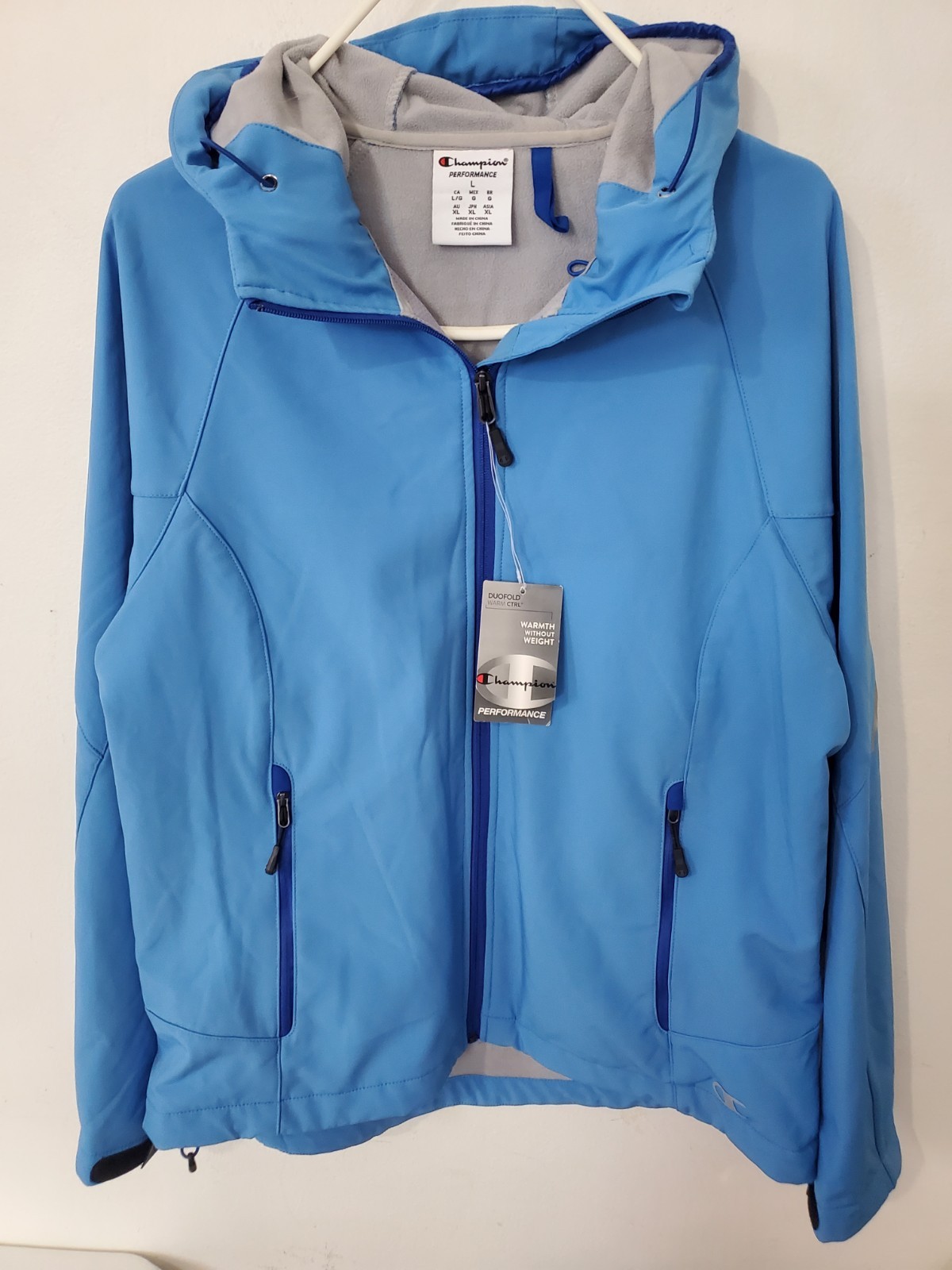 Champion Warmth Without Weight Duofold Warm CTRL Jacket Women Sz L NEW With TAG
