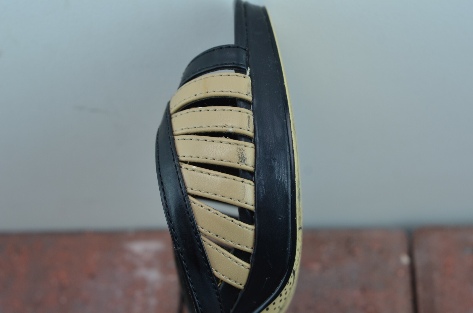Bella Vita Women Slingback Heel Sandals 50-3411 Man Made Material Black/Tan 6M