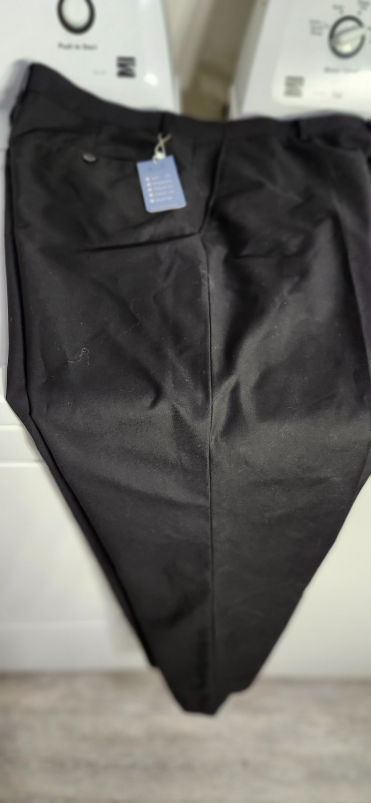 YUCENFU Dress Pants Black. NEW w/Tags 42×30