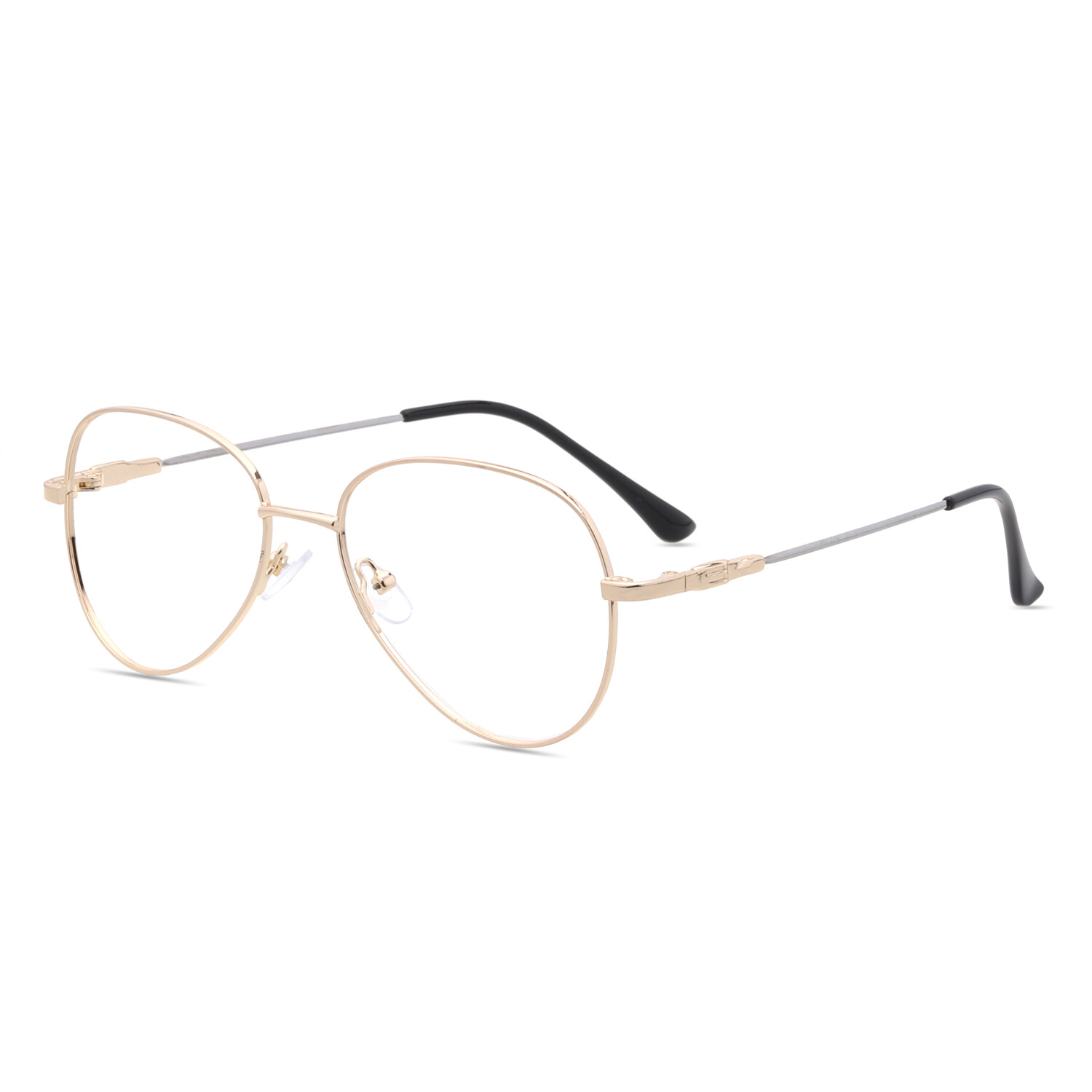 Classic Titanium Alloy Full Rim Single Vision Photochromic Brown Reading Glasses