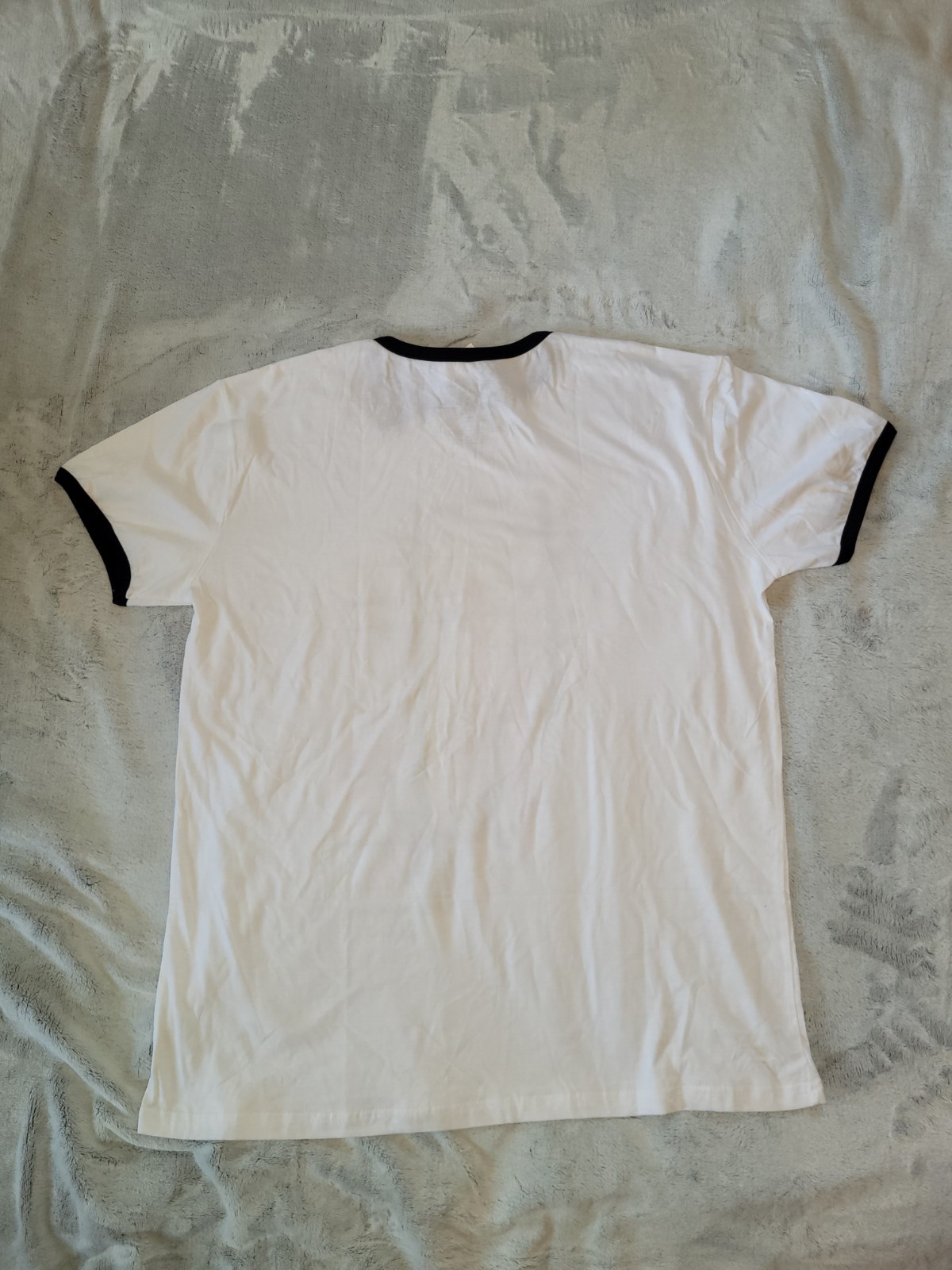 Tee Luv Unisex Size XL MTA Manhattan Subway Map Ringer T-shirt 100% Cotton NYC