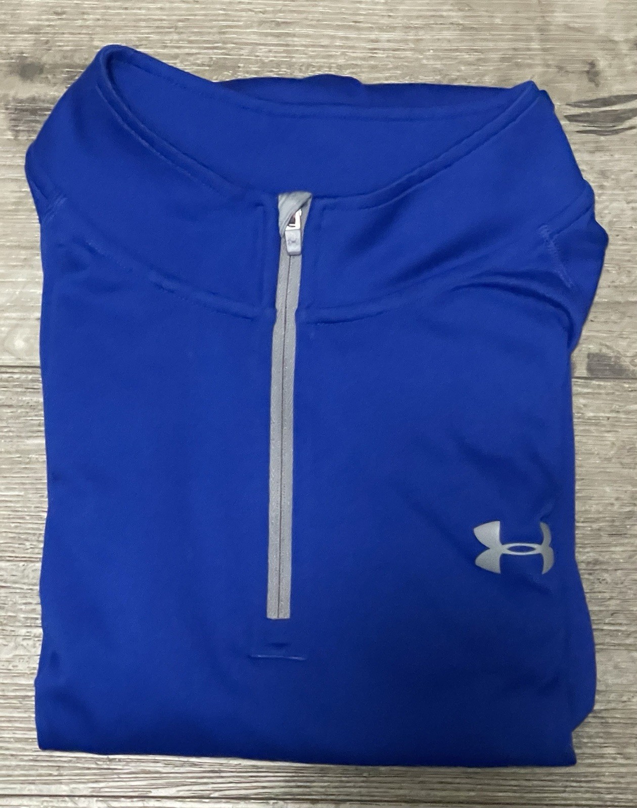 Men’s Under Armour Quarter Zip Pullover Blue XL