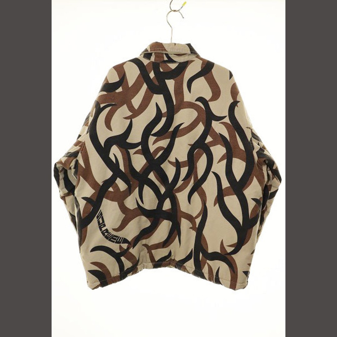 Supreme 19aw Reversible Puppy Work Jacket M Tribal Pattern Beige 【Brand Used b4d