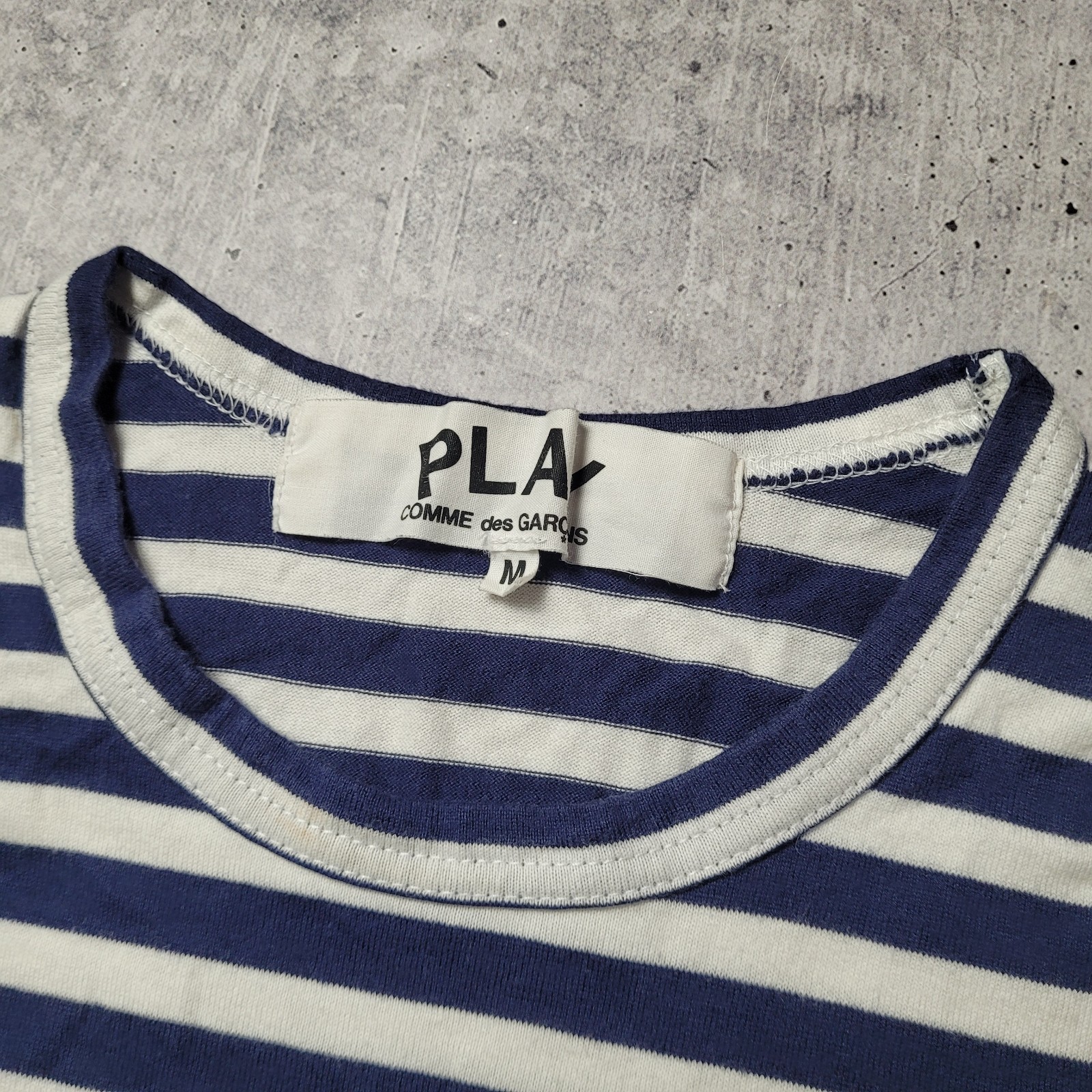 Comme des Garcons Striped Long Sleeve T Shirt Mens Size M (S)