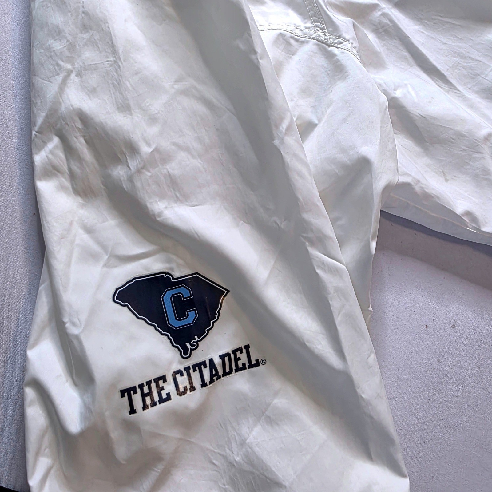 Columbia Mens Citadel Flashback Windbreaker Long Full Zip Rain Jacket White XL