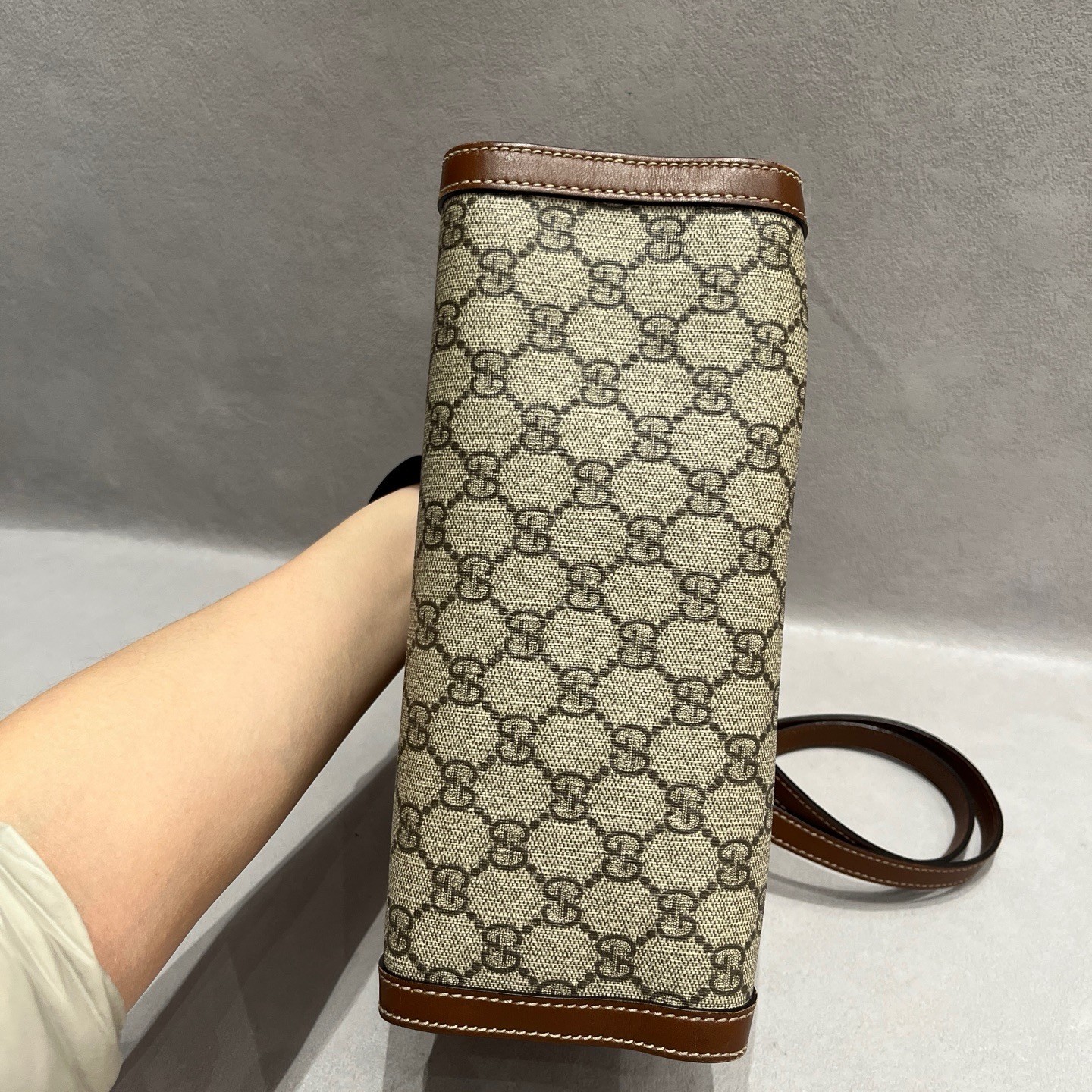 Gucci Pre-Owned Authentic Padlock Series Shoulder Bag Caramel