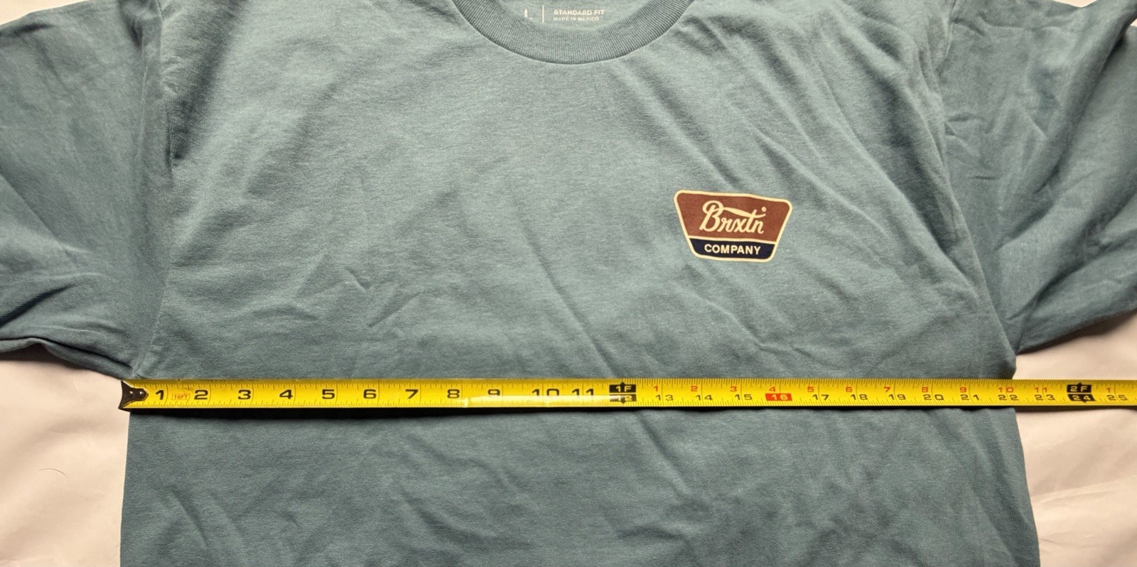 Brixton Linwood Blue NWOT Graphic Print Mens SS Shirt Sz L FREE SHIPPING B104