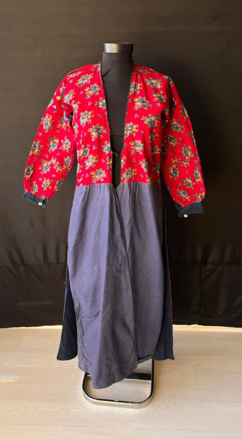 Woven Ottoman Anatolian Women’s Costume from the 1900s, Antique Kaftan Dress