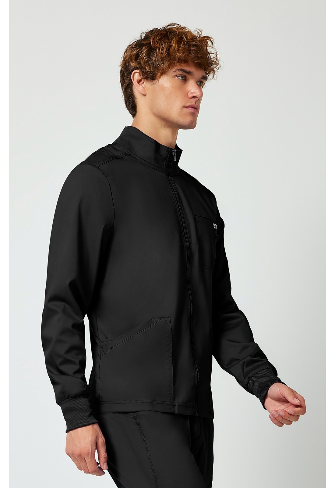 Cherokee Workwear Jacket WW320 BLK Black Revolution Men Zip Front Free Shipping