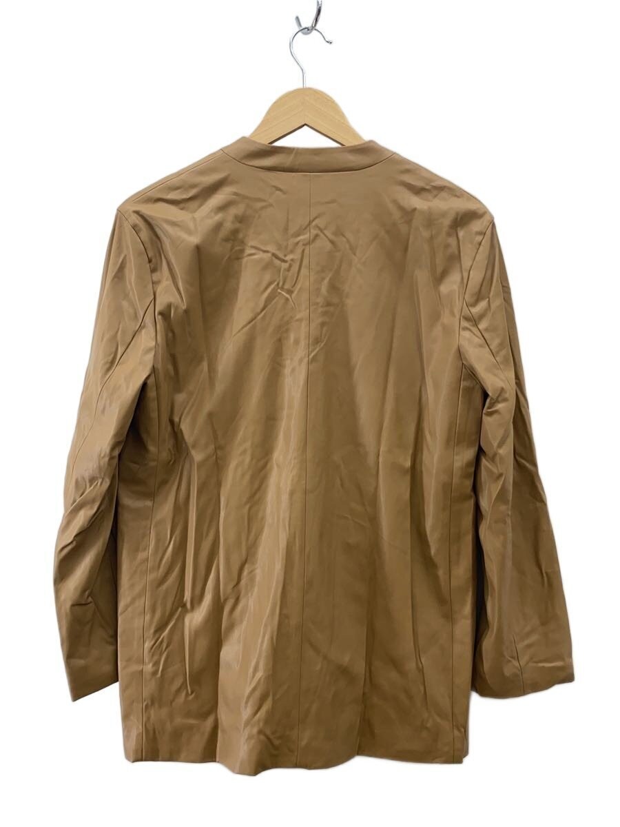 Miesrohe Collarless Leather Mannish Jacket/1/ Leather/Cml/Mwfj251090 3815