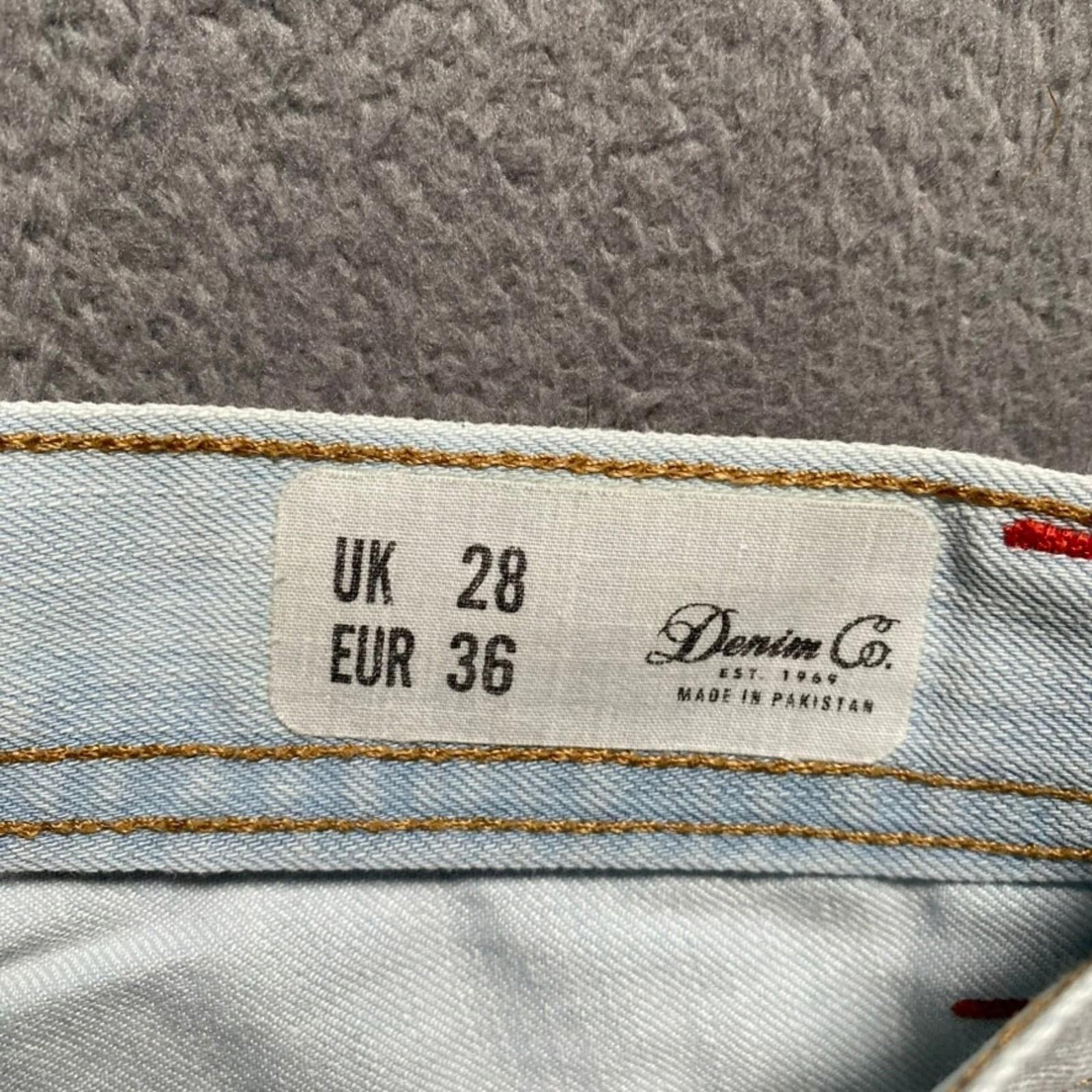 Denim & Co Men Shorts UK 28 Blue Cotton Polyester Blend Casual Worn Look