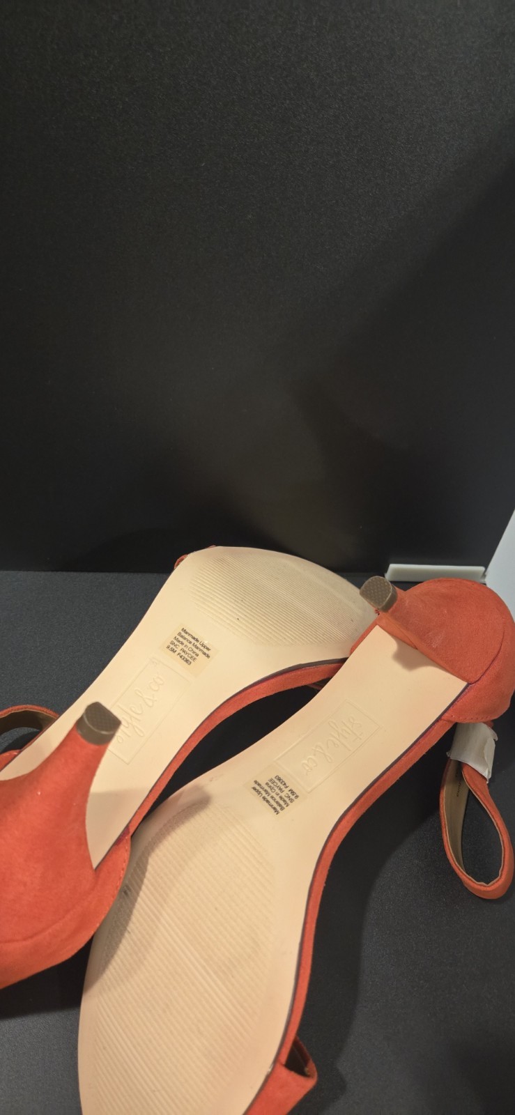Style Co Orange Heels