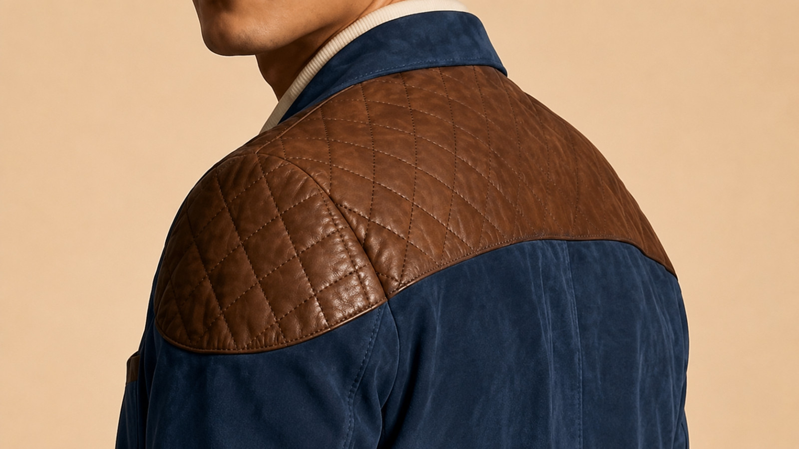 Men Real Suede Leather Blazer Jacket Premium