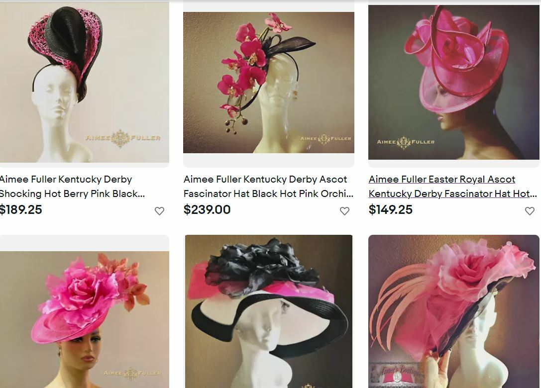 Rose Kentucky Derby Hat Cream Ivory Moss Hues Royal Ascot Del Mar Melbourne Cup