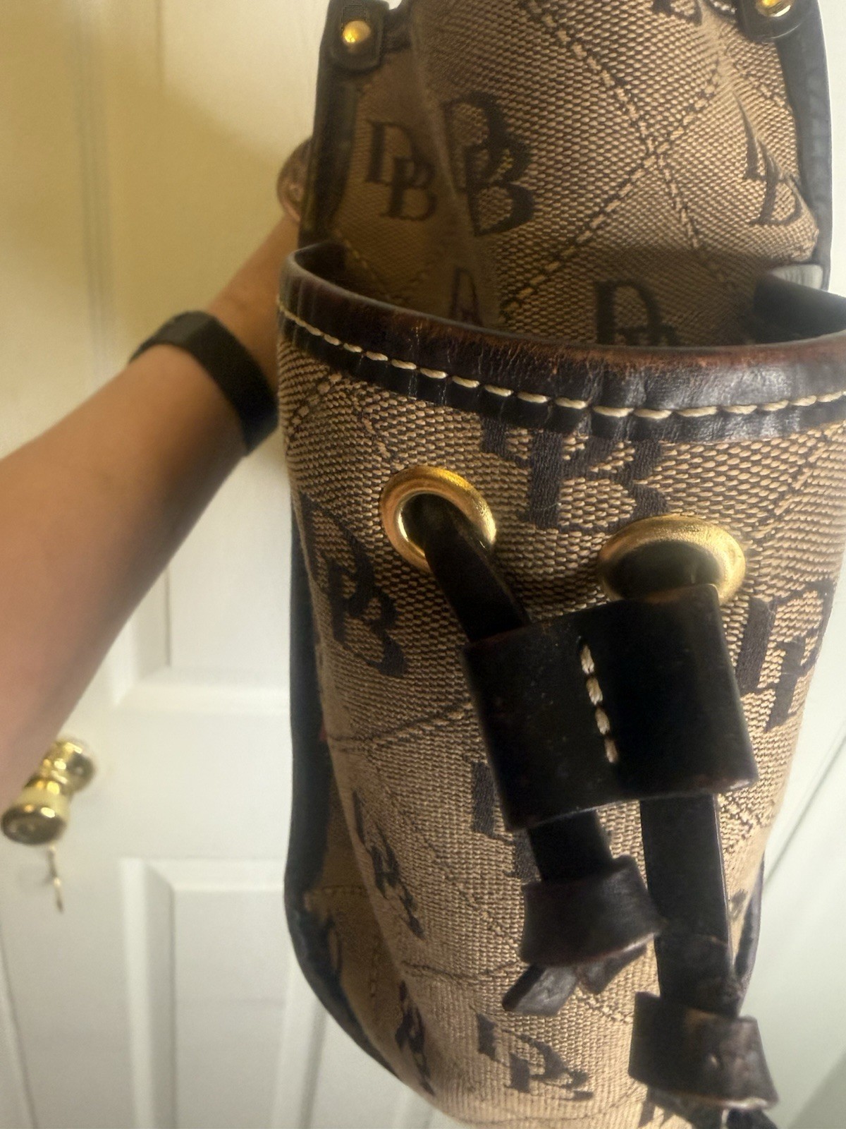 Dooney and Bourke Canvas Satchel