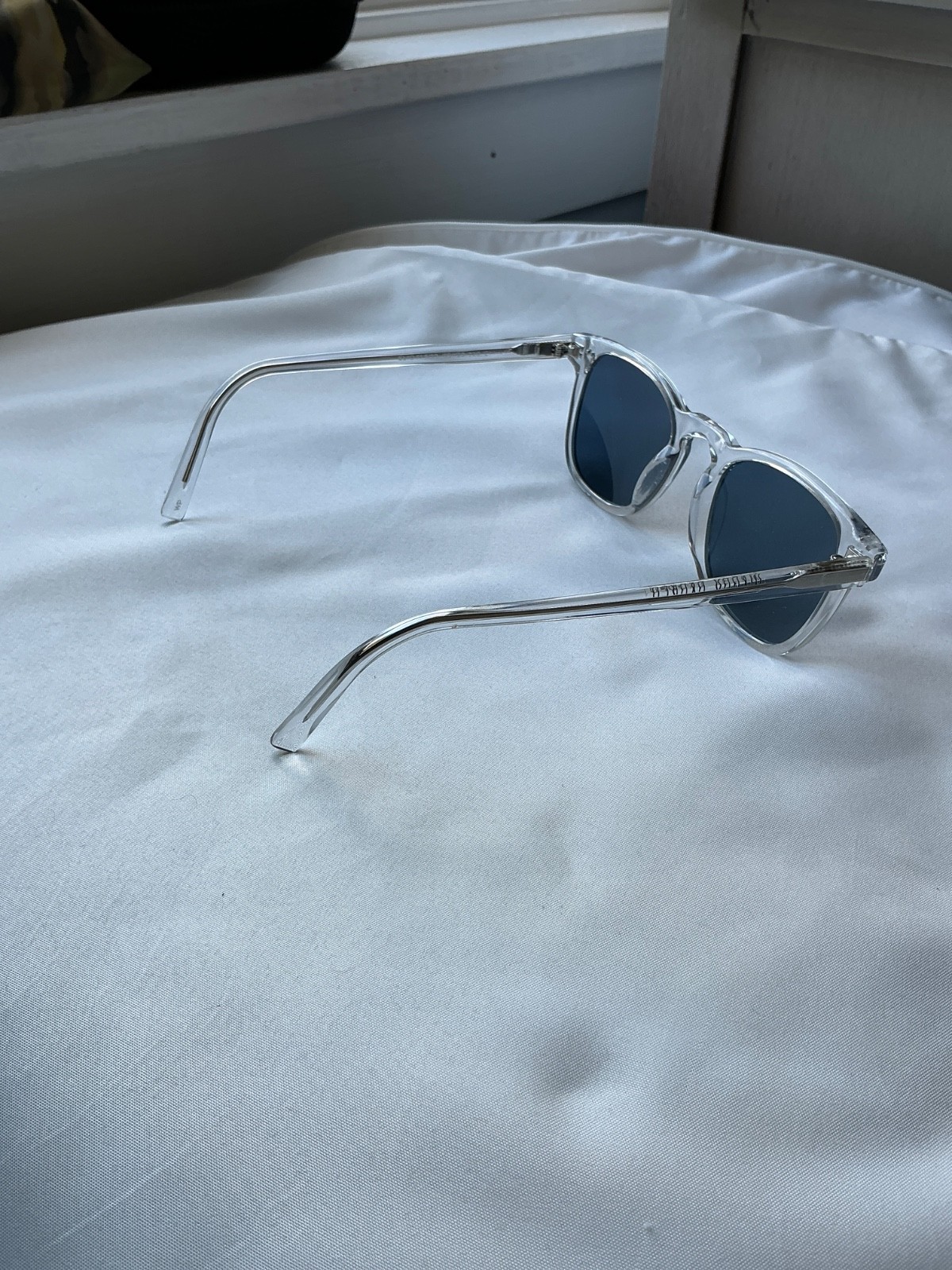Warby Parker Elio Sunglasses In Crystal Frame