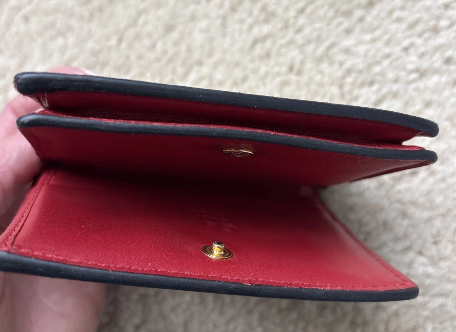 Gucci GG Supreme Monogram Blooms Blue wallet, Excellent condition!!!