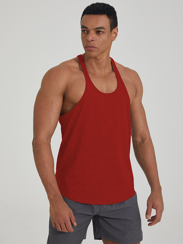 Men’s Gym Stringer Muscle Bodybuilding Shirt Tank Top Singlet Fitness Sport Vest