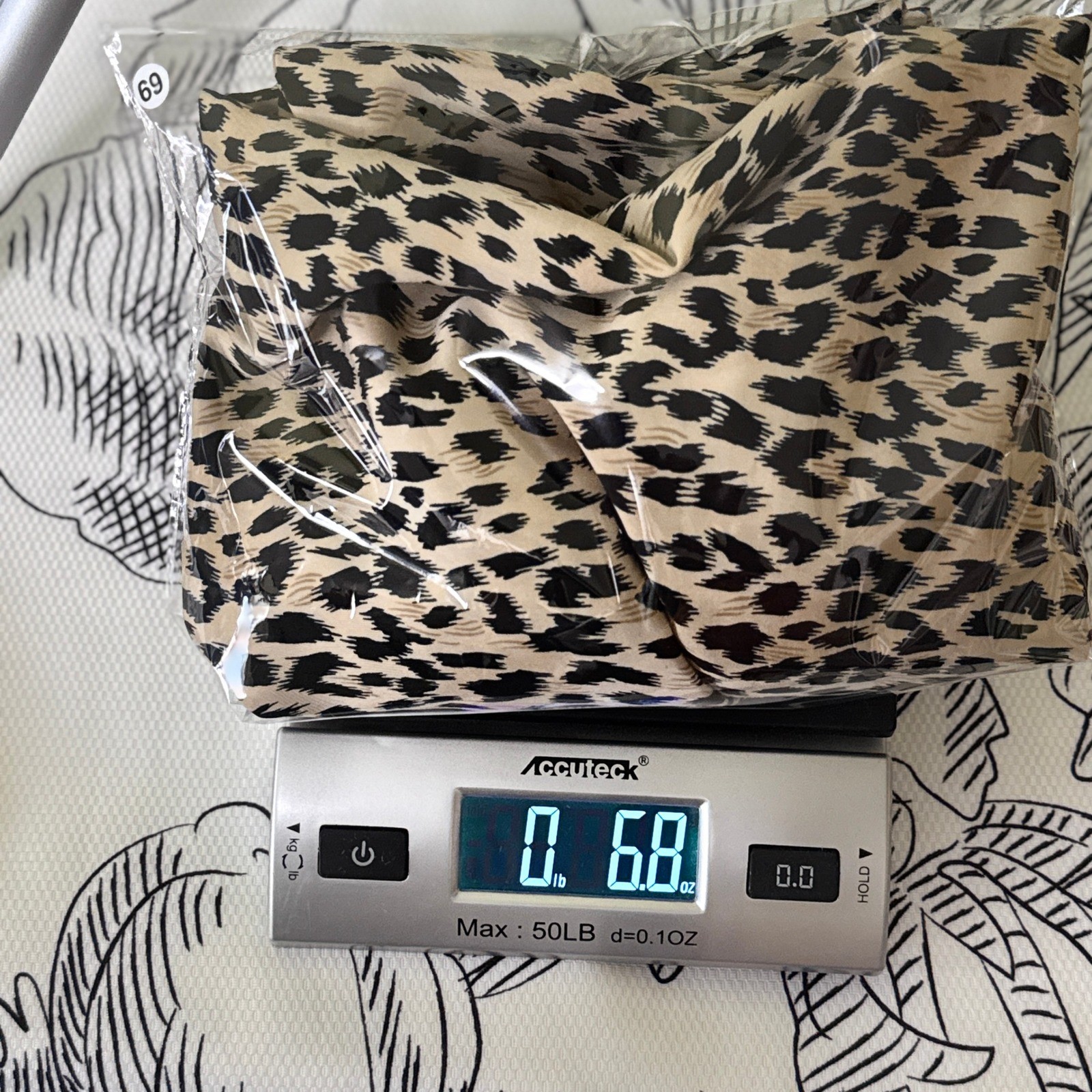 Norton McNaughton Petite Leopard Print Button Front Blouse Tan Black 12P