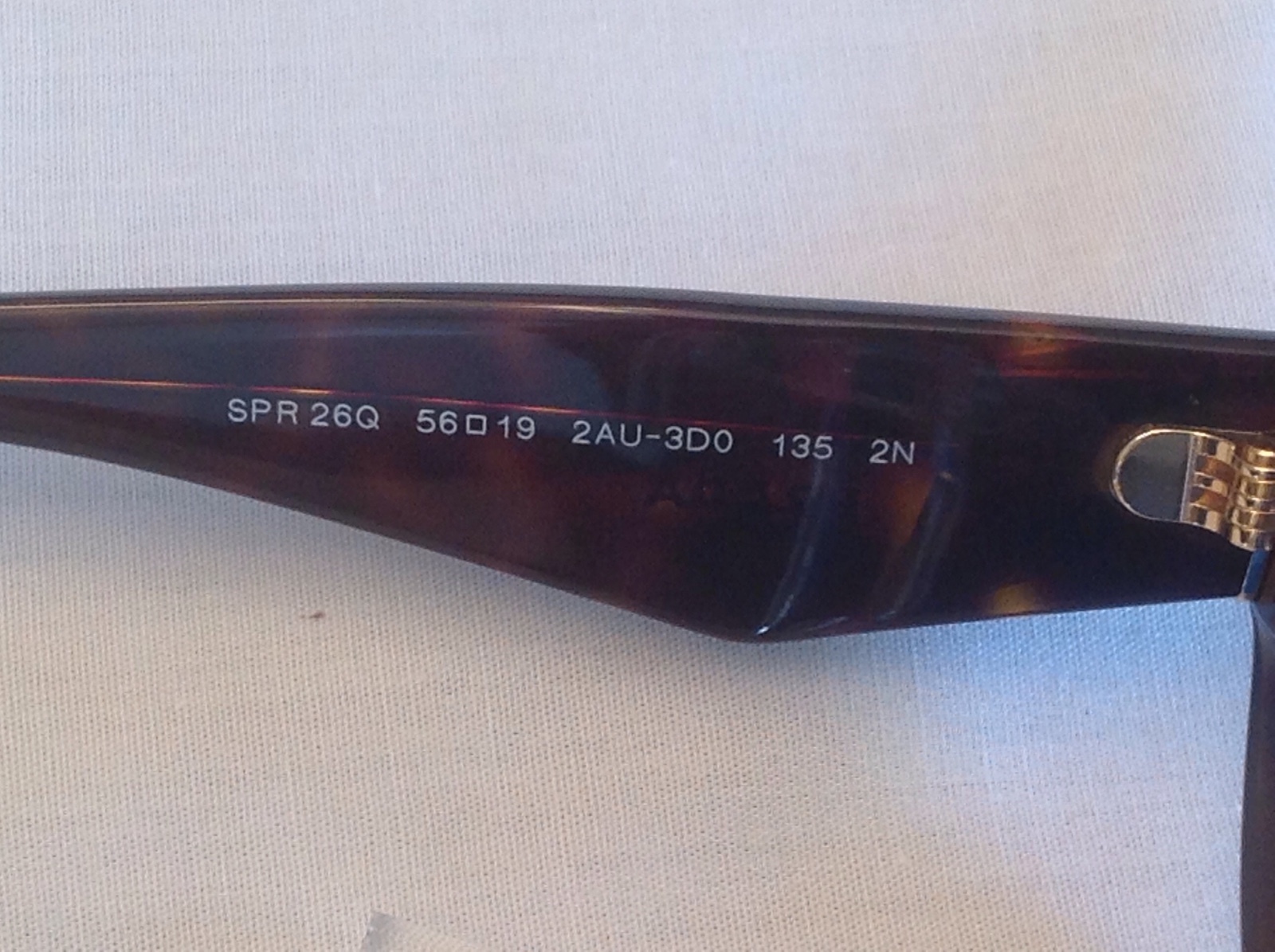 PRADA SPR26Q 2AU-3D0 56 PR26QS SUNGLASS HAVANA TORTOISE W/STONES VOICE LIMITED