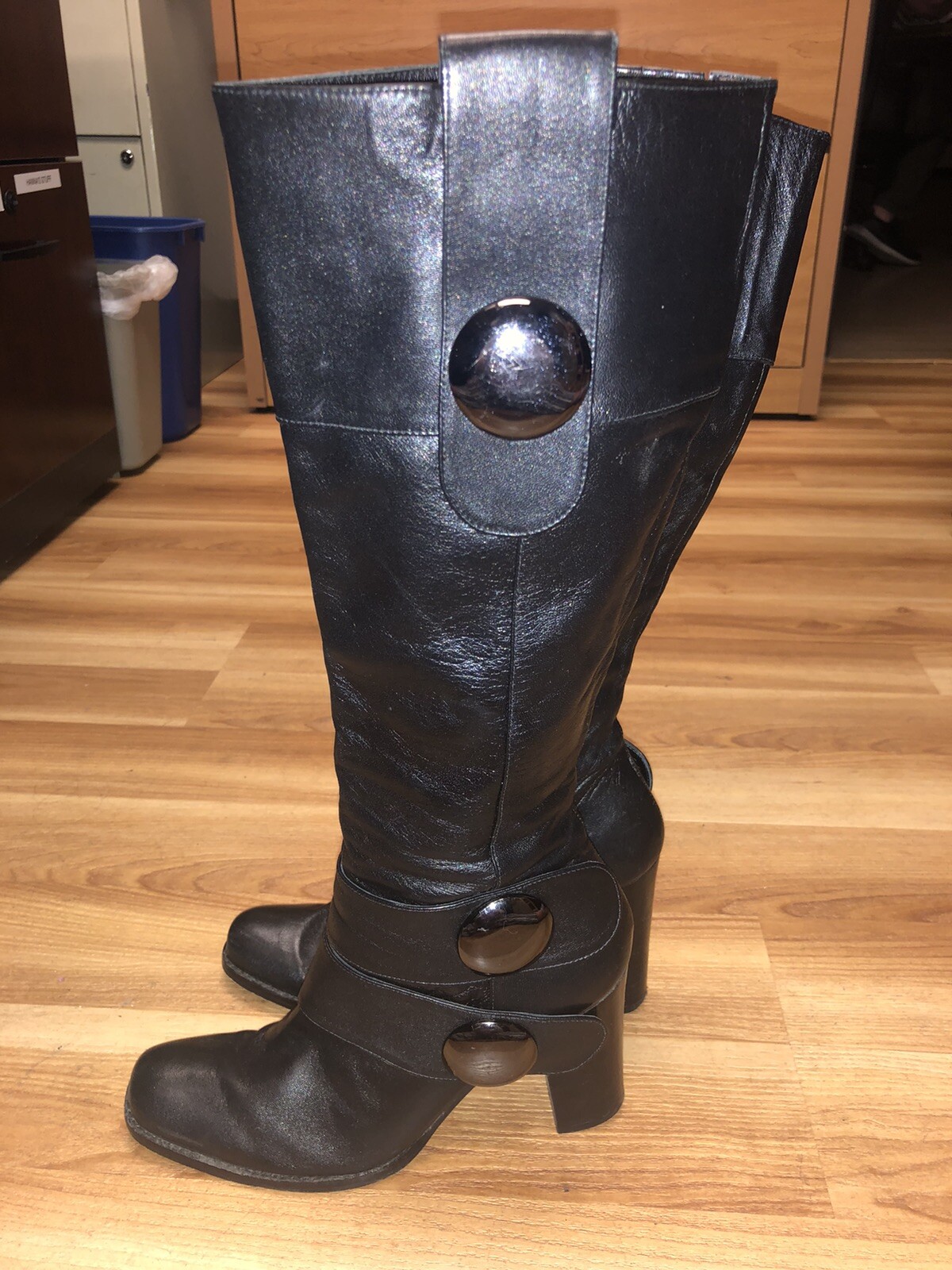Jessica Bennett Black Pull- On Womens Fashion Boots Size 7