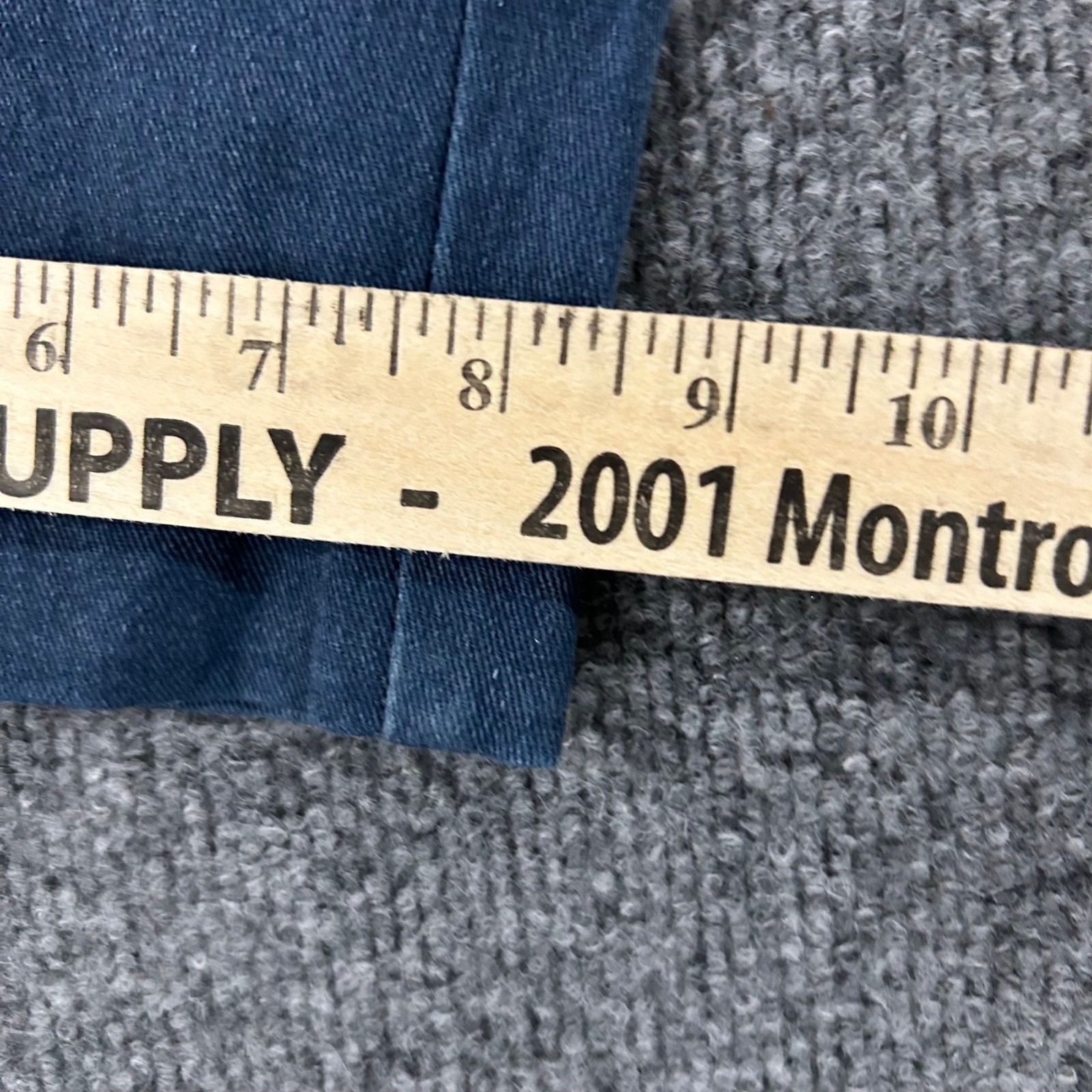 Dickies Pants Mens Size 38×24 Blue Straight Leg Twill Casual Workwear Utility