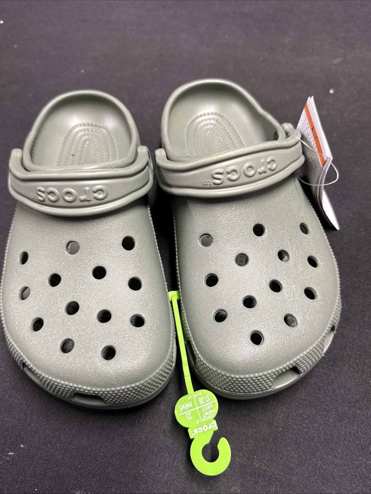 🌪️ Crocs Classic Clog Color Gray 👽 Men’s 4 / 6 Women’s, Fast Shipping 🐊