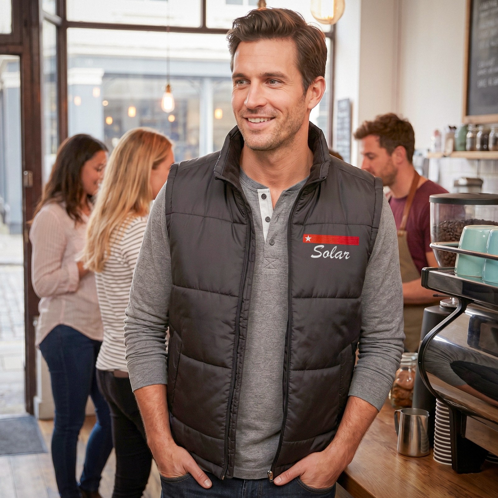 Personalised Bodywarmer | Custom Printed Text & Logo Workwear Core Padded Gilet
