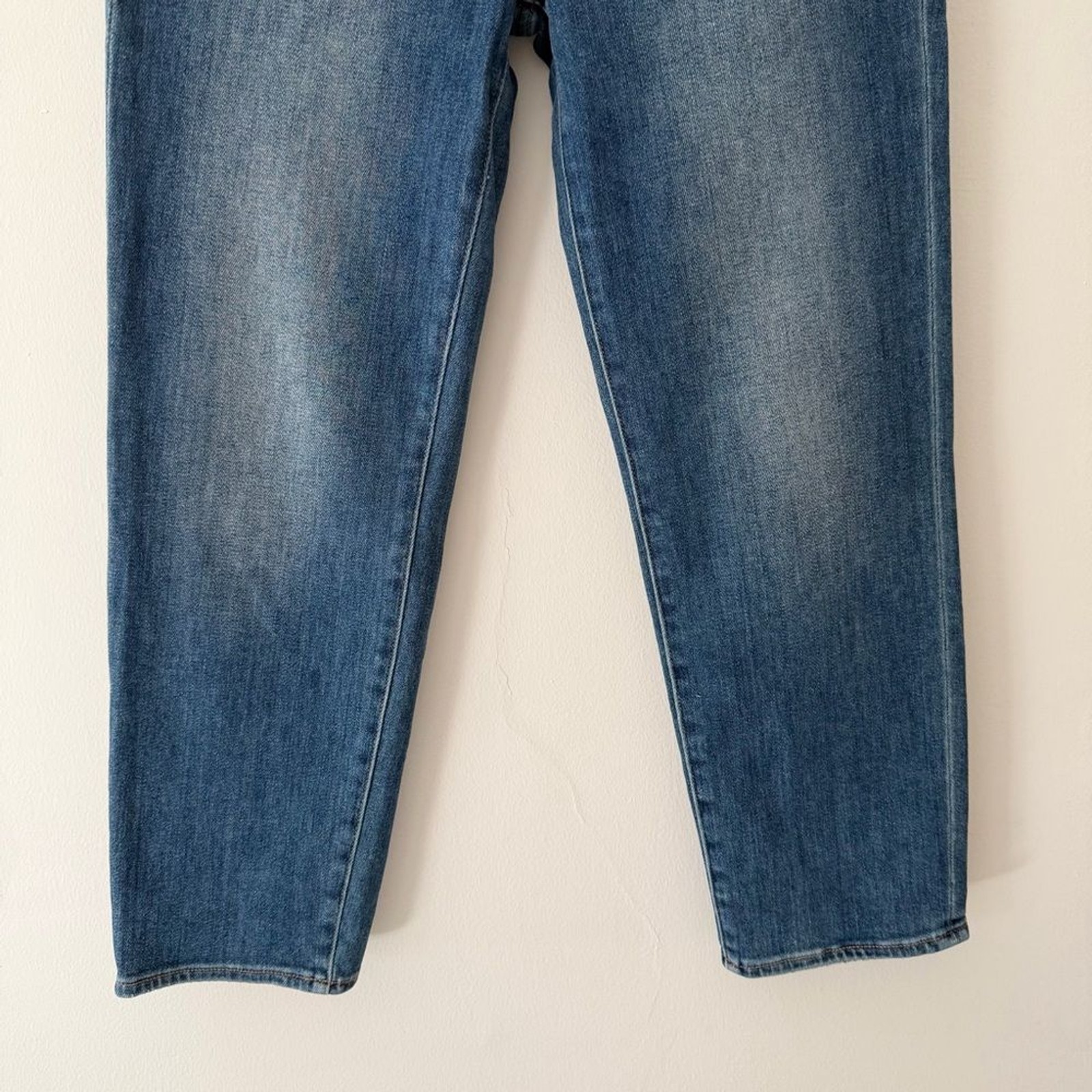 Pistola Jeans Monroe Crop High Rise Cigarette Jean Blue Denim Size 28