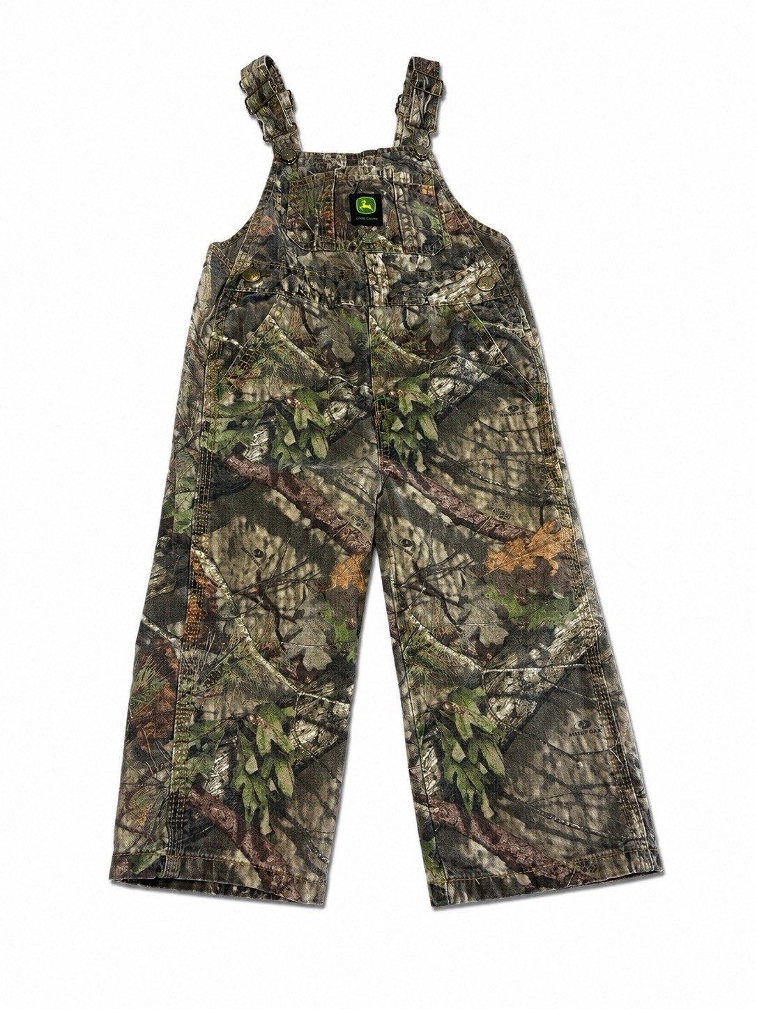 John Deere Mossy Oak Camouflage Kids Bib Overalls Size 5T – Hunting Camo