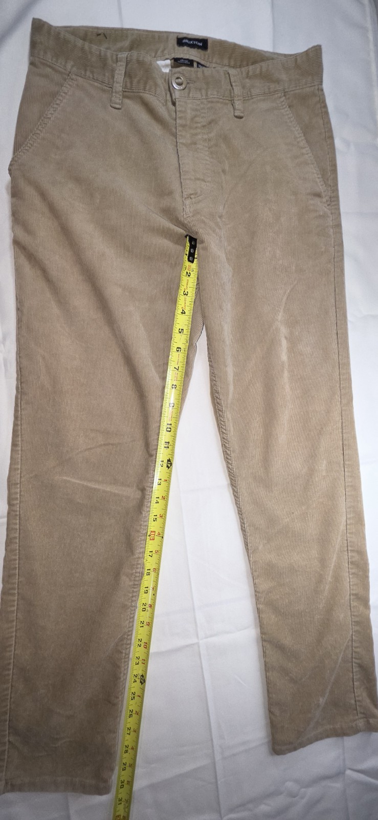 Brixton Corduroy Choice Regular Fit 30×32 Brown Men’s Pants SKU 199