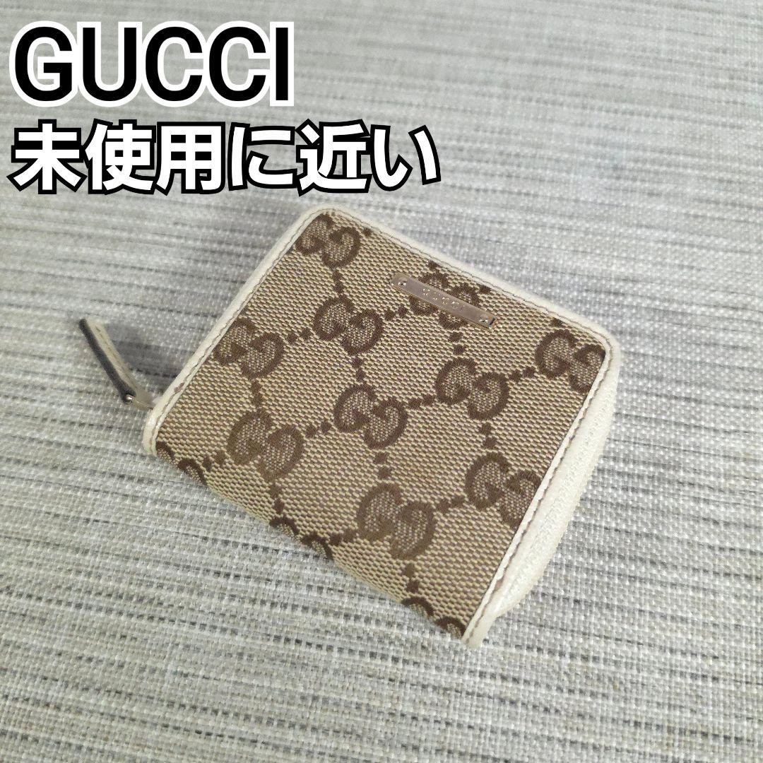 Unused Condition GUCCI Gucci GG Canvas Coin Case Small Change Wallet