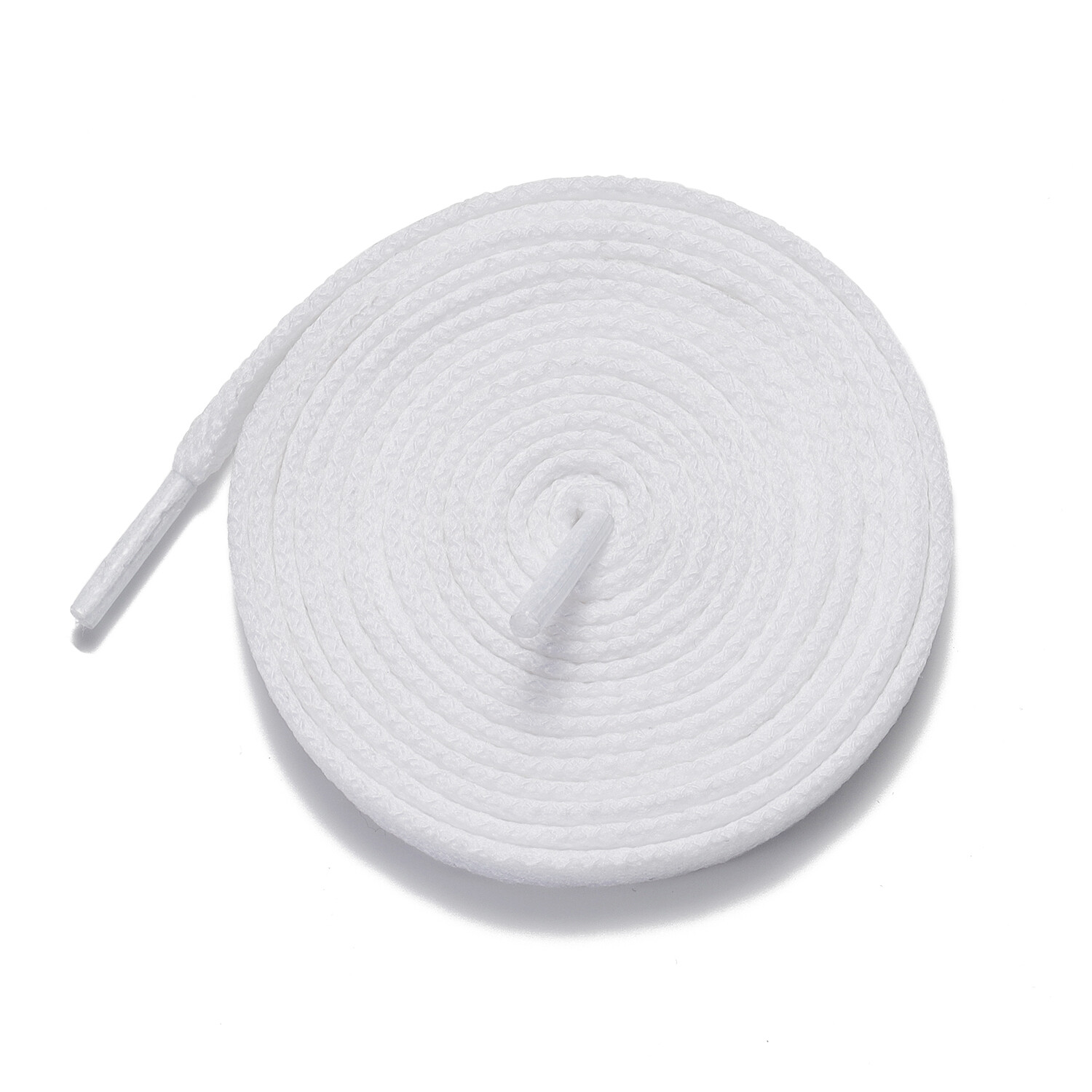 1Pair 24 27 36 45 63 72 Inch Flat Shoelaces Replacement for Sneakers Boots White