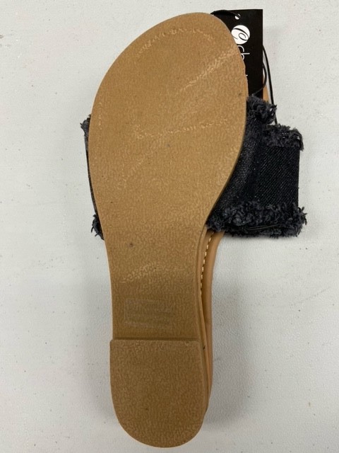 Chatties Ladies Slides – Blue, Choose Size