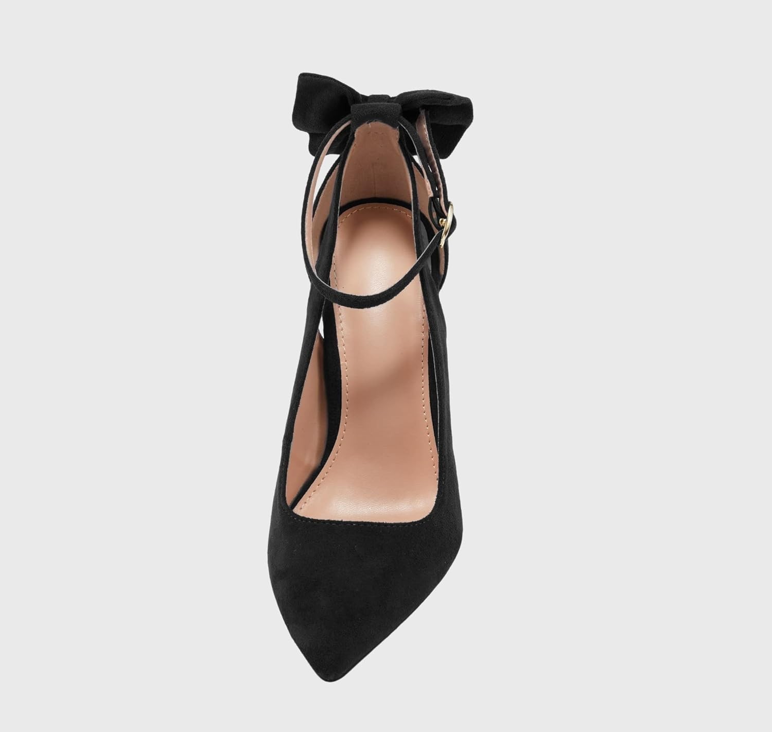 Black Elegant Suede High Heels 3″ Size 6.5