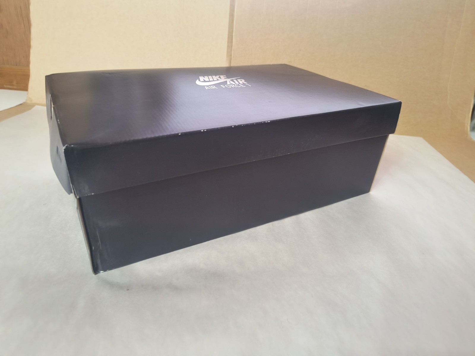 NEW Nike Air Force 1 High 07 Lv8 Platinum Deep Royal Blue 806403 009 NIB Sz 10.5