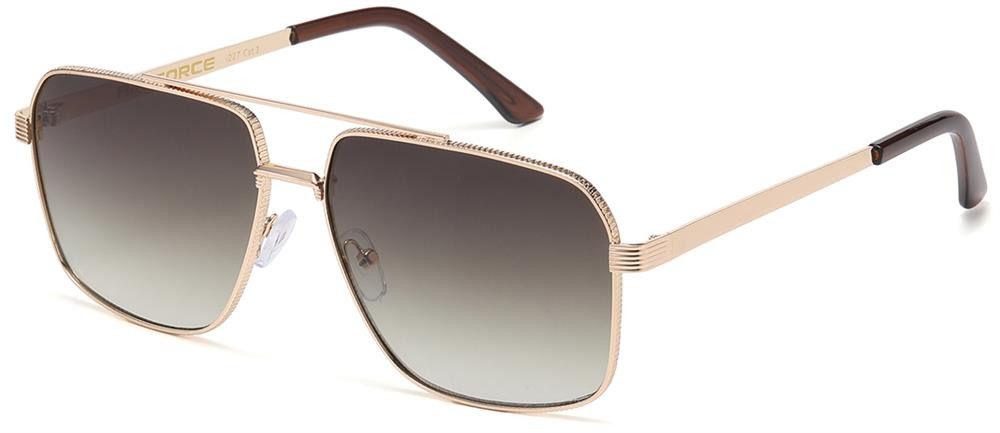 New Premium Light Tinted With UV400 Lens Square Aviator Sunglasses Metal Frame