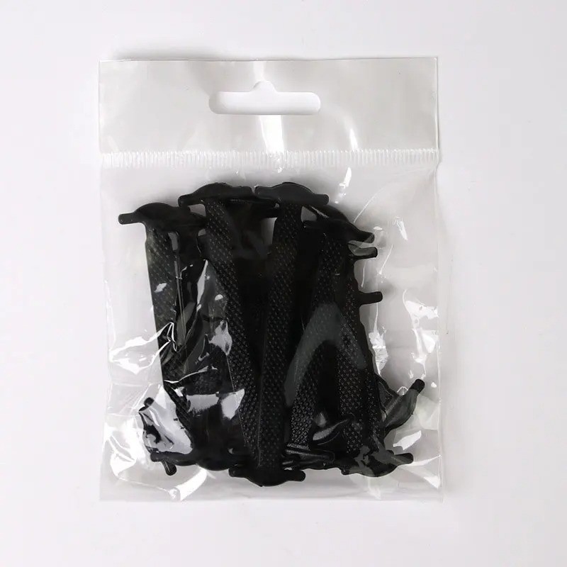 16/12PCS Silicone No Tie Shoelaces Elastic Stretch Shoe Laces for Kids Adults