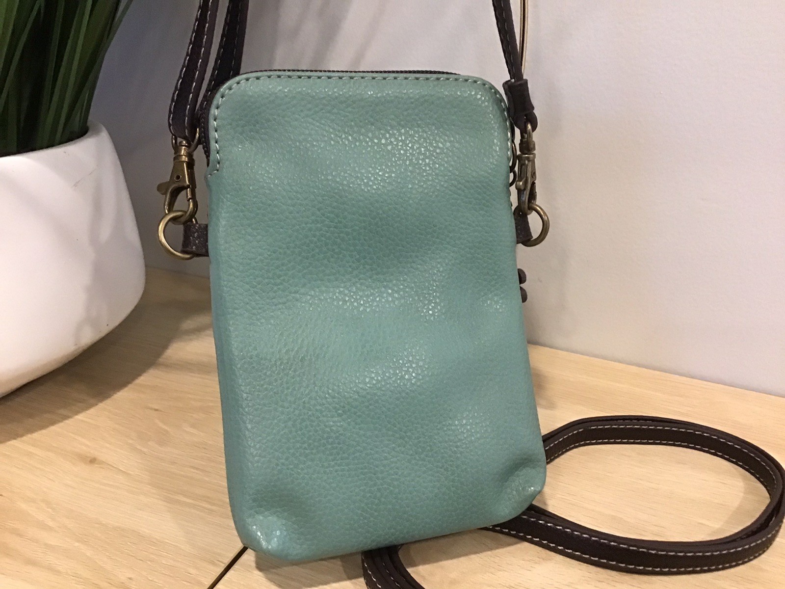 CHALA Sloth Teal Cell Phone Crossbody Purse • Adjustable Strap/Charms – NWOT
