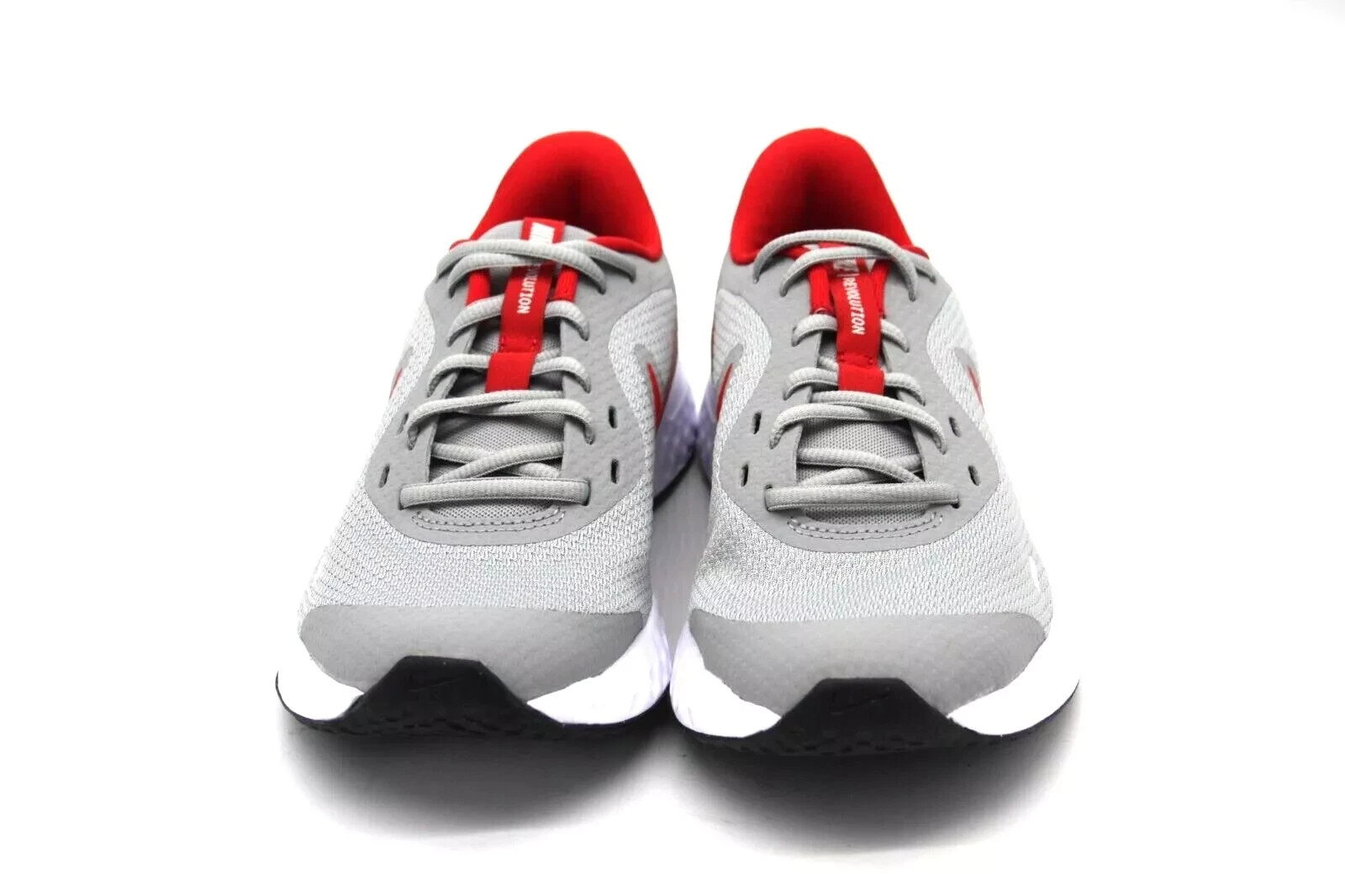 Nike Revolution 5 (GS) Grey/Red Kids Size 6Y BQ5671 013
